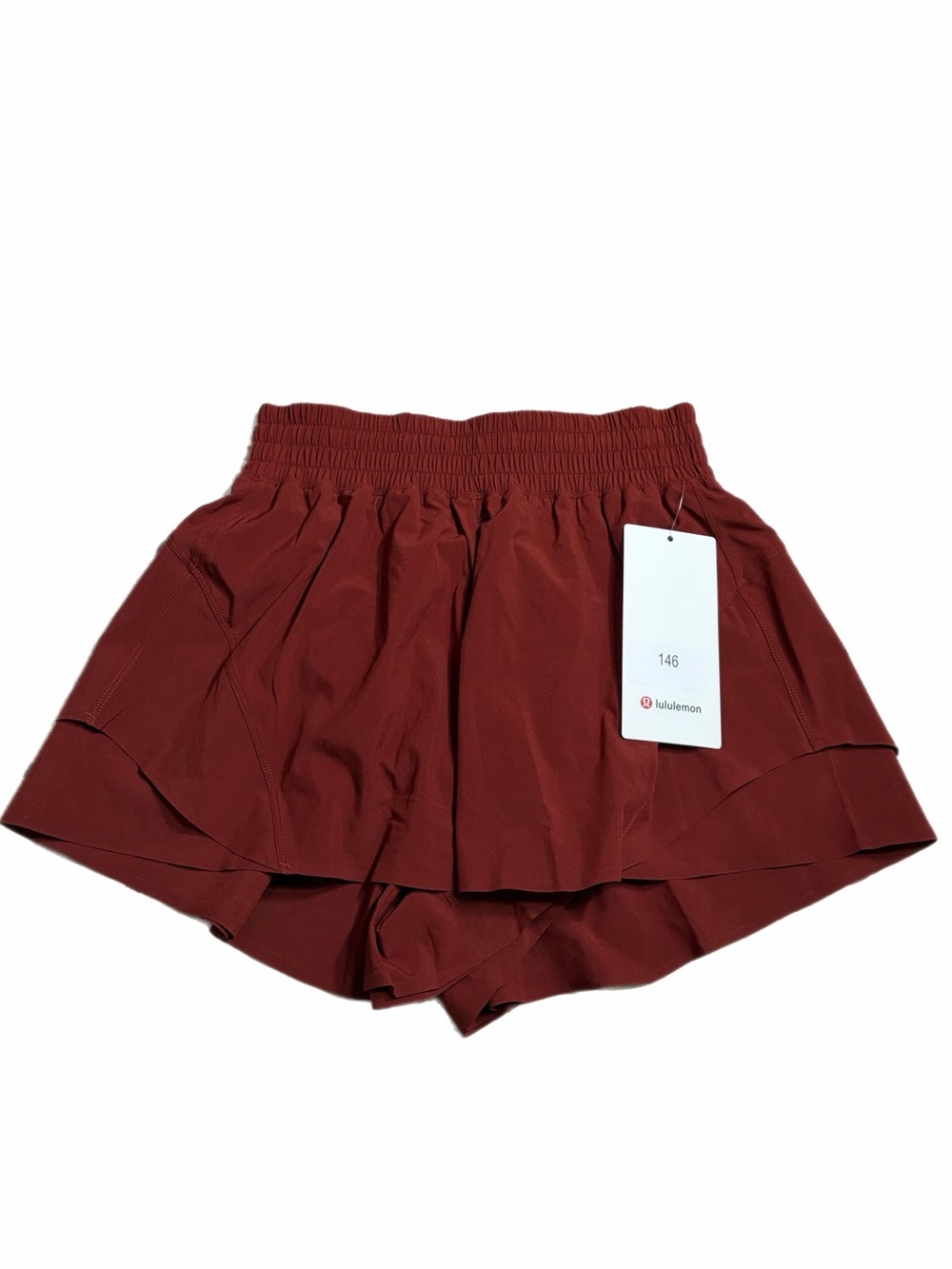 NWT Lululemon Shake It Out High-Rise Running Short 2.5" Cranberry Charm Size XS